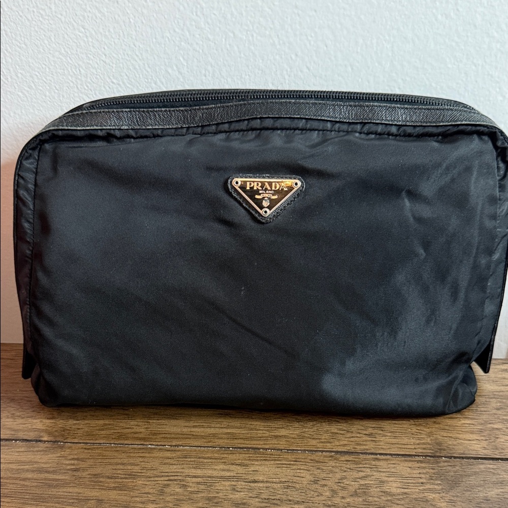 Prada Black Cosmetic Bag